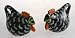 ROOSTER NOIR SALT/ PEPPER - ROOSTER NOIR SALT AND PEPPER SET