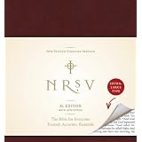 Nrsv Xl With Apocrypha (Burgundy)by Harper Bibles