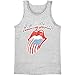 Rolling Stones Men's USA Tongue Mens Tank Black