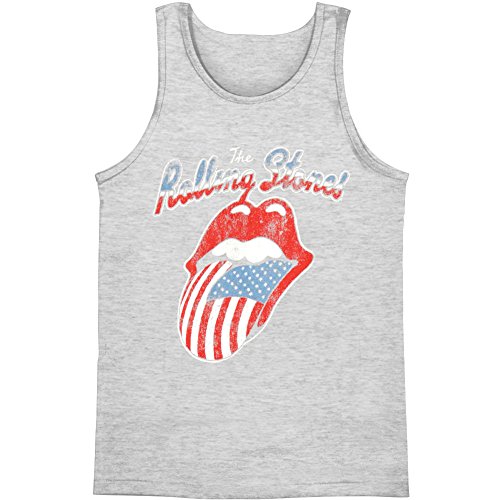 Rolling Stones Men's USA Tongue Mens Tank Black