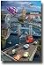 Cars 2 Poster - 2011 Movie Teaser Flyer 11 X 17 - Pixar London Scene