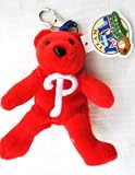 Forever Collectibles Philadelphia Phillies Plush official MLB 4" Keychain teddy Bear