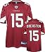 Steve Breaston Jersey: Reebok Authentic Red #15 Arizona Cardinals Jersey