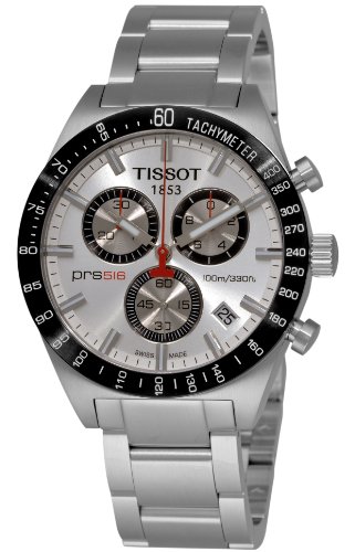 Tissot Men's T0444172103100 T-Sport PRS516 Quartz Silver Chronograph Dial Watch