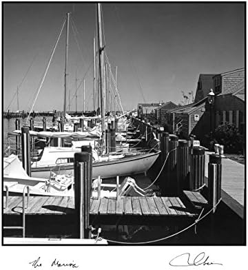 "Seaside: Marina", Vintage Black &amp; White seashore photograph by Robert Gambee. The New York Times says, "Gambee Photos Speak Magic."