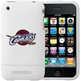 NBA Cleveland Cavaliers White Team Name & Logo iPhone 3G Hard Snap-On Case