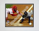 Carlos Ruiz Game 5 of the 2008 World Series Double Matted 8 x 10 Photograph (Unframed)