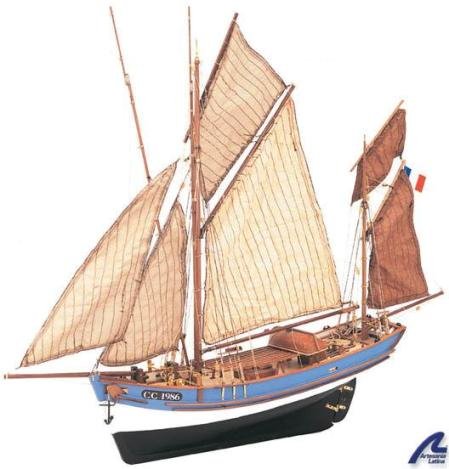 アルテサニア社木製帆船組立てキットMarie Jeanne [品番22170]