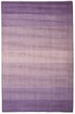 Purple Stripes 8' X 10' Hand Tufted Wool Rug with Free Shipping