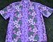 Apparel : Aloha Purple Hawaiian shirt