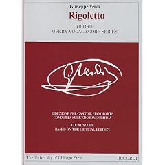 RICORDI VERDI G. - RIGOLETTO - CHANT-PIANO