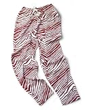 Zubaz Pants: Maroon/White Zubaz Zebra Pants