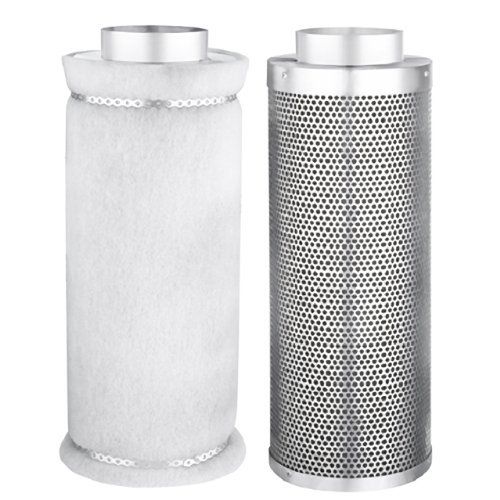 Earth Worth 6 Inch Charcoal Carbon Filter w/Pad For Grow Tents And Hydroponics - Earth Worth Quality and Affordable!