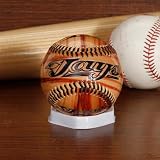 MLB Rawlings Toronto Blue Jays Woodgrain Collectible Baseball