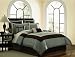 8 PC. CLASSIC SUPER BED IN A BAG COMFORTER SET W/ MATCHING PILLOWS, QUEEN, BLUE Image