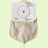 Cymed 9 Inches Urostomy Pouches With MicroDerm Plus Washer - Clear
