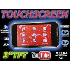 8 GB MP3-Player MP4-Player mit 7,6cm (3.0") Touchscreen TFT + 8GB Samsung Speicher