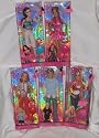 FASHION FEVER BARBIE GIFTSET - 5 BARBIE DOLLS - KEN - SUMMER - BARBIE - RAQUELLE - TERESA
