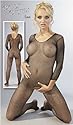 Mandy Mystery line Netzcatsuit schwarz S-L