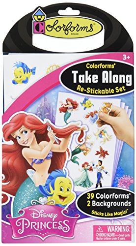Colorforms Brand Disney Princess Take Along Restickable Set