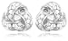 10k Choice of White or Yellow Gold Diamond "Love Knot" Earrings (1/4 cttw, I-J Color, I3 Clarity)