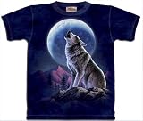 Produkt-Bild: T-Shirt heulender Wolf * Howling* Gr. M, L, XL, XXL, XXXL
