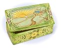 Musical Cloisonn&eacute; "Cottage Road" Music Box