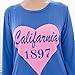 MagicGo Big Girl's Striped Letter Printed Nightgown Set Casual Crew Neck Pajamas