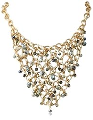 Kenneth Cole New York "Woven" Faceted Bead Mesh Necklace, 20"