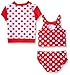 Disney Girls' Minnie Mouse Swimwear Rashguard Set