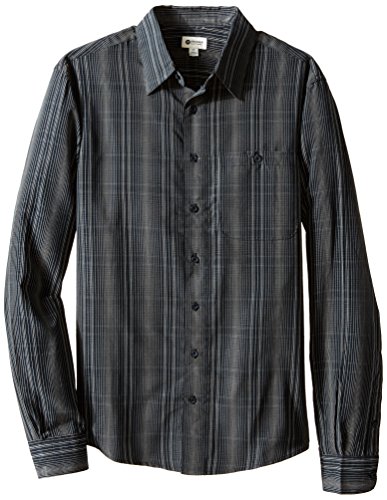 Haggar Men's Big-Tall Long Sleeve Big-Tall Microfiber Woven Shirt