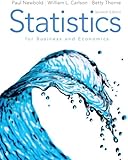 Statistics for Business and Economics (7th Edition)