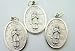 Catholic Medal Charm Pendant Lot 3 Silver Plate St John Vianney Jean Baptiste