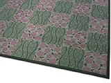 【数量限定半額セール!送料無料】 国産い草ラグカーペット 『花桜』 サイズ:191x250cm カラー:グリーン(#1709930*)