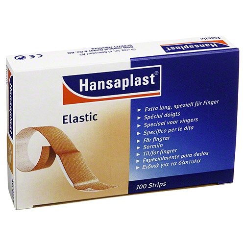 Hansaplast Fingerstrips 12x2cm Elastic 100 stk