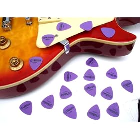 18 Purple Nylon Plectrums Heavy Gauge 1.21mm picks - Perfect for Electric & Bass Guitars