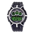 Mens Armitron Gray Metalized Watch - Black (8.5")