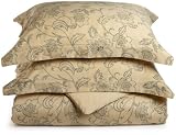 Andiamo Collection 300 Thread Count Helmsley Jacobean Cotton Full/Queen Duvet Set, Steel Blue 51fsaLOT2TL. SL160 Andiamo Collection 300 Thread Count Helmsley Jacobean Cotton Full/Queen Duvet Set, Steel Blue