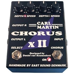 Carl Martin Chorus XII Stereo Chorus Pedal Independent Speed Depth Control for Chorus Sound by Carl Martin