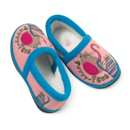 Fat Cat Moc Slippers - Kids - 9.5-10.5 - PINK MULTI
