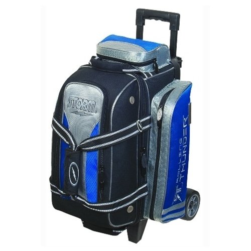 Storm 2 Ball Rolling Thunder Bowling Bag- Blue/Black/Silver