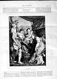 1870 ANTIQUE PRINT ST. JEROME MUSEUM PARMA CORREGGIO