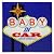 マグネットシートBABY IN CAR 反射タイプ(vegas)