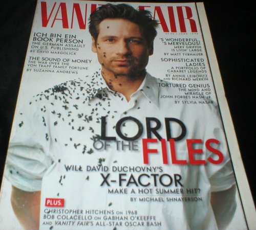Vanity Fair Magazine June 1998 David Duchovny