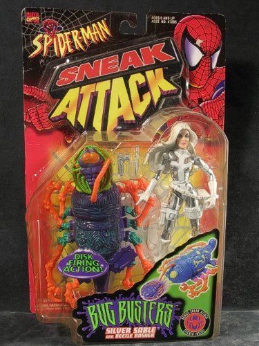 Spiderman Sneak Attack :Silver Sable Figure
