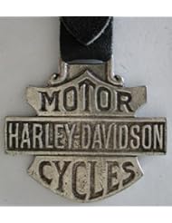 #F08 Harley Davidson Motor Cycles Watch Fob w/ Leather Strap