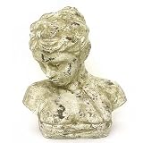 from Capstern Classic Female Bust Stone Garden Ornament / Statue - Aged Distressed Antique Effect
