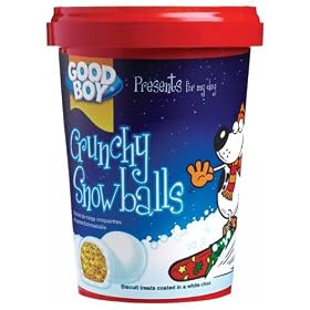 Good Boy Crunchy Snowball Christmas Dog Treats