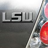 LSU Tigers Chrome Script Auto Emblem