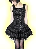 HELL BUNNY Club MINI DRESS HARLEY Goth Polka Dot L 12 Reviews